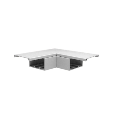 elbow flat trunking 75x75mm