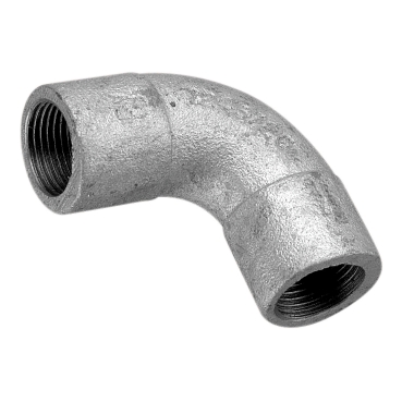 Series 1245 Machine Cast Fittings, Solid Elbows, 25mm Galvanised Cast Iron