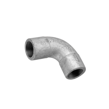 Series 1245 Machine Cast Fittings, Solid Elbows, 20mm Galvanised Cast Iron