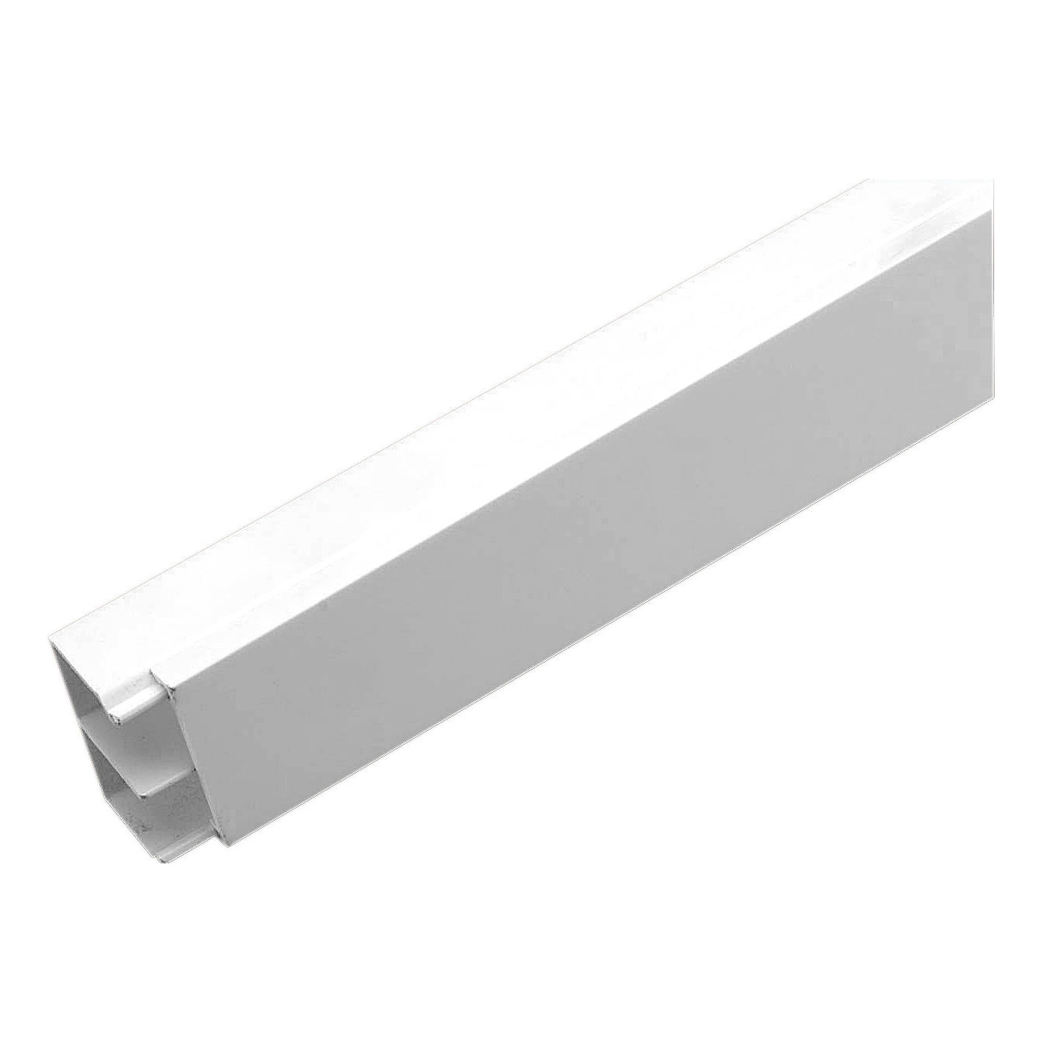 Mini PVC Standard Duct, 4 Metre Lengths, Twin 40 x 25mm Rectangular
