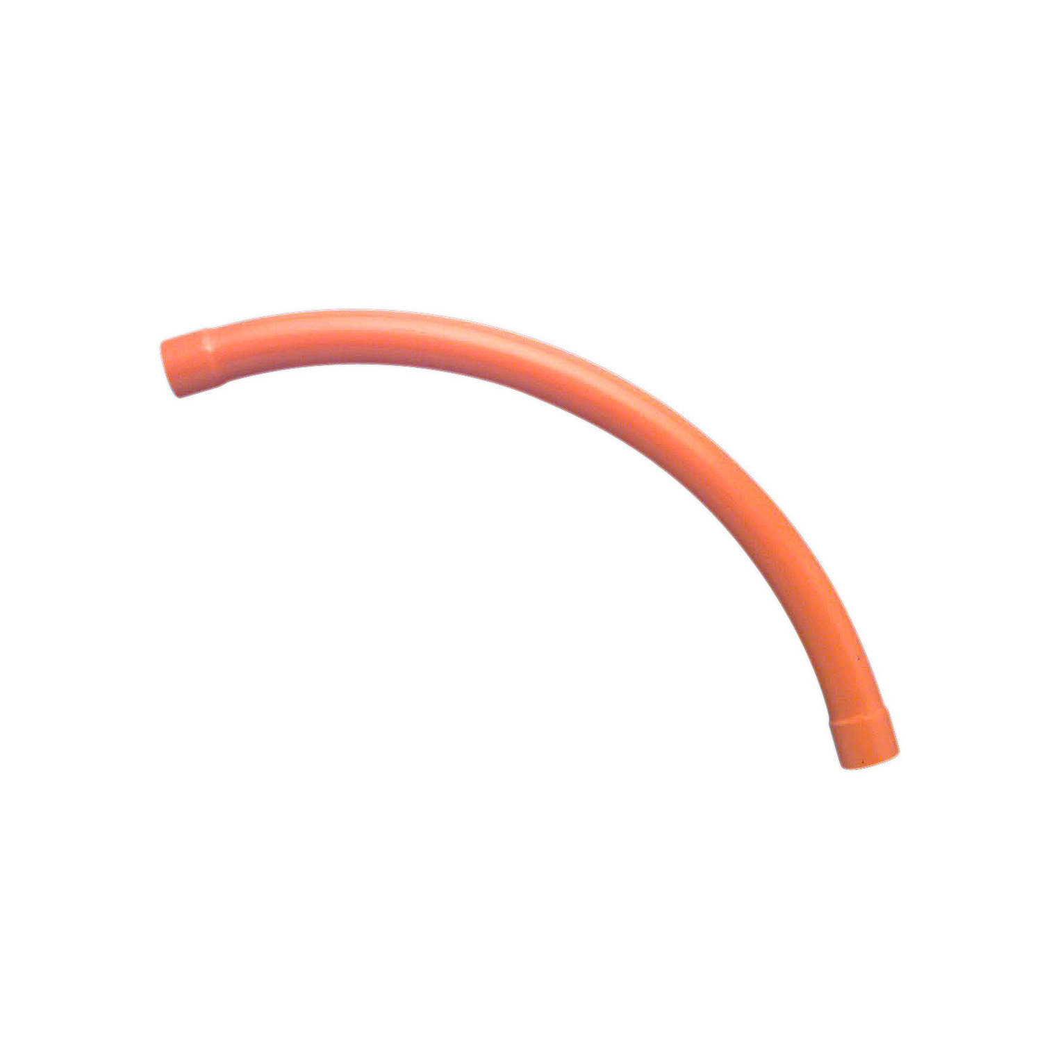 Solid Fittings - PVC, 90 Degree Heavy Duty Sweep Bends, 32mm, Orange