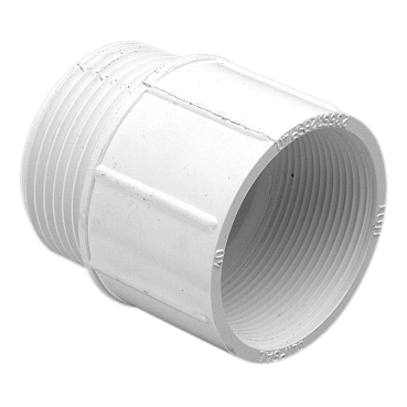 Clipsal - Cable Management, BSP/Metric Screwed Converter, PVC, Male 32BSP Female 40mm