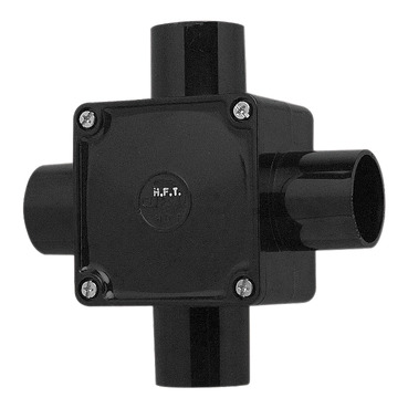Clipsal - Cable Management, Junction Box, HFT, 32mm I.D, 4 Way Entry