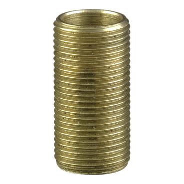 nipple brass cond 1/2 inch