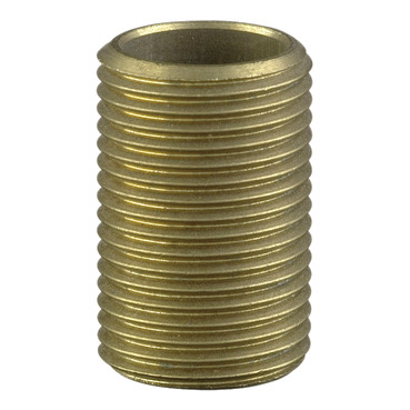 nipple brass cond 3/4 inch