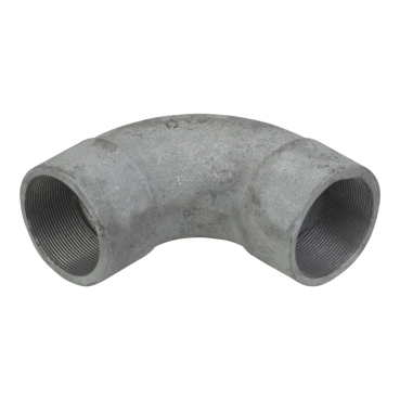 elbow solid galv cond 50mm