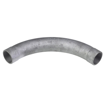 Clipsal - Cable Management, Solid BEnds, 32mm Galvanised Cast Iron