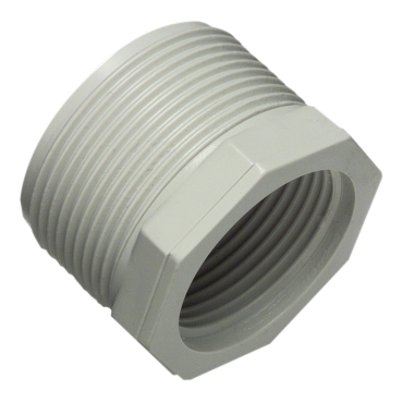 Solid Fittings - PVC, Screwed Reducers, 50mm - 40mm