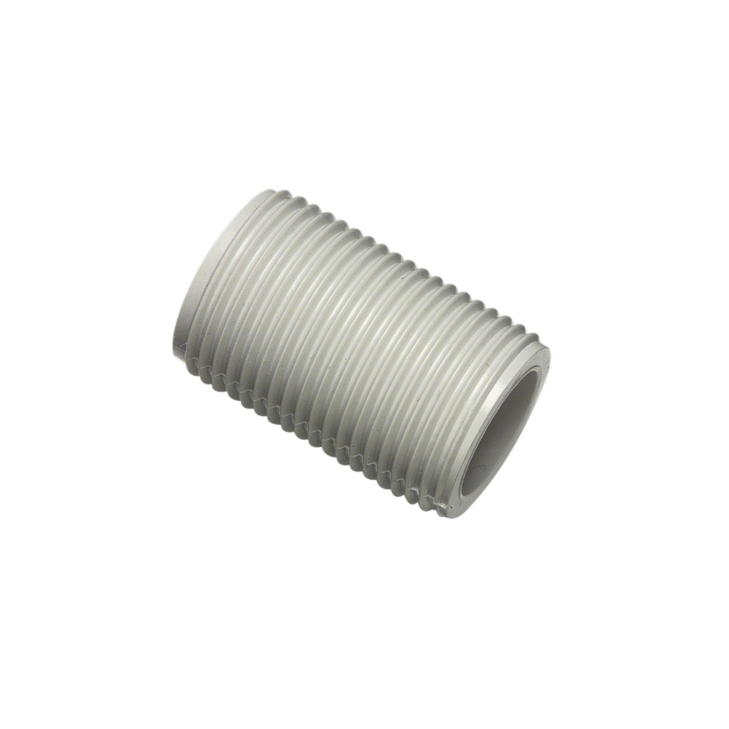 Solid Fittings PVC, P.V.C Pressure Pipe Couplings, Nipples, 25mm, Grey