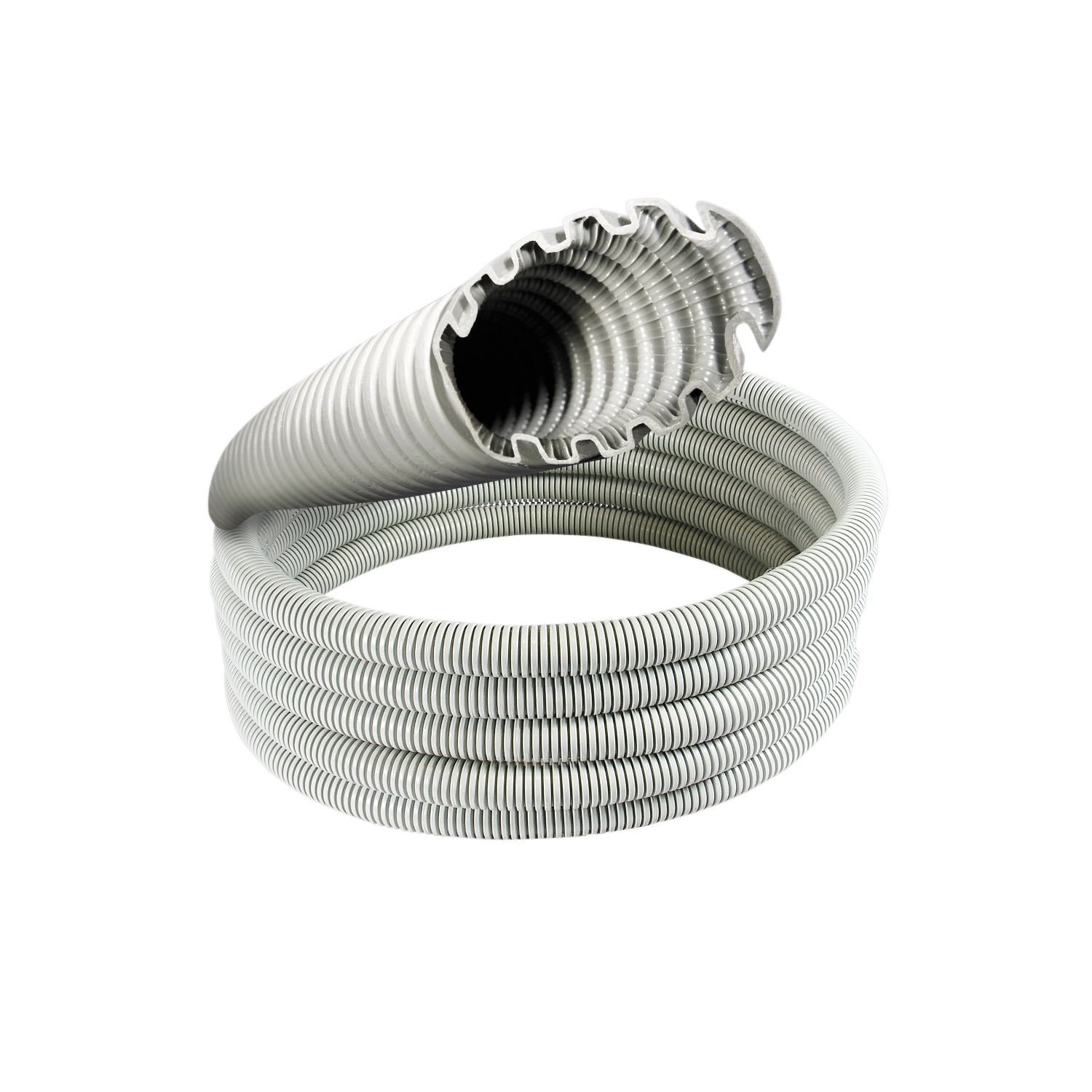 25mm Flexible Corrugated Conduit, Medium Duty, 20m, Grey