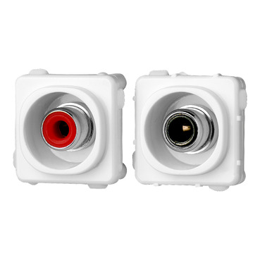 Image of audio connectors rca pair