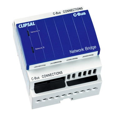 C-Bus Control And Management System, Network Bridge, Housed Inmm4M Din Rail Enclosure