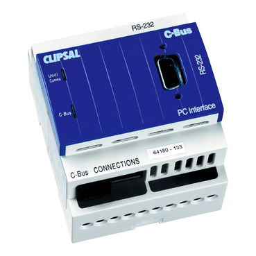 C-Bus Pc Interface Housed In A 4M, Din Rail Enclosure