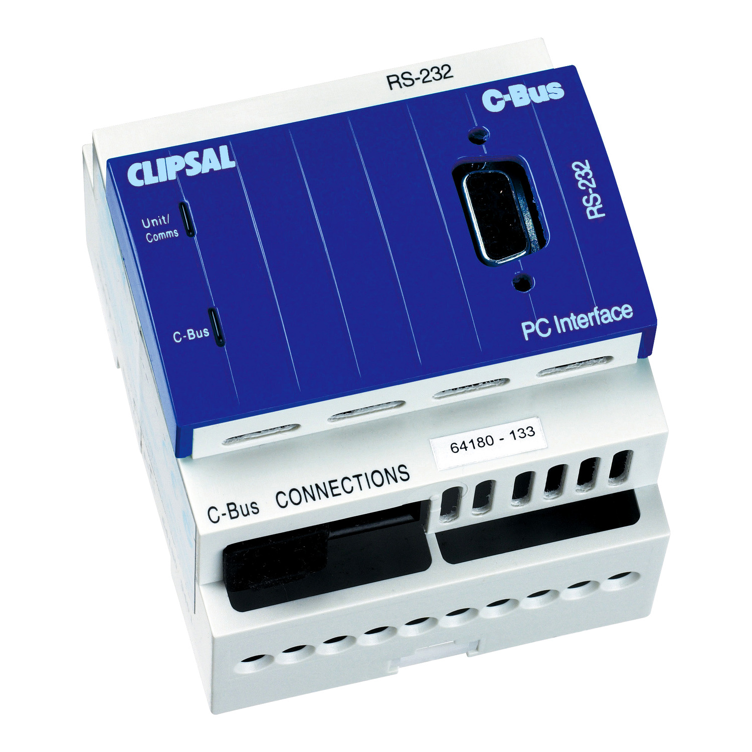 C-Bus PC Interface Housed, 4M, DIN Rail Enclosure