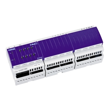 Clipsal, C-Bus, Dimmer, DIN Rail Mounted, Leading Edge, 240V AC, 8 Channel, 1A, Without C-Bus Power Supply