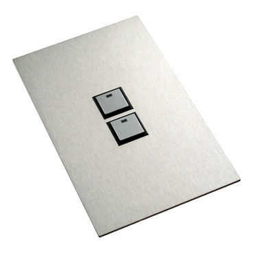 C-Bus Reflection Wall Switches, 2 Gang