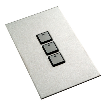 C-Bus Reflection Wall Switches, 3 Gang