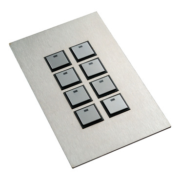 C-Bus Reflection Wall Switches, 8 Gang