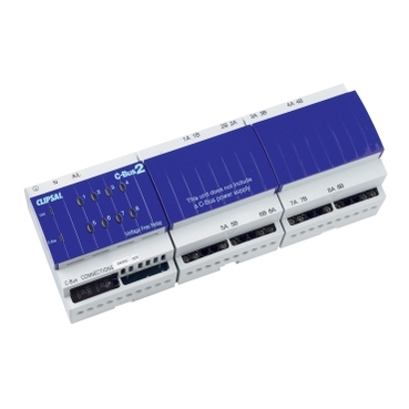 Clipsal C-Bus, Relay, DIN Rail Mounted, Voltage Free, 240V AC, 8 Channel, 10A, Without C-Bus Power Supply