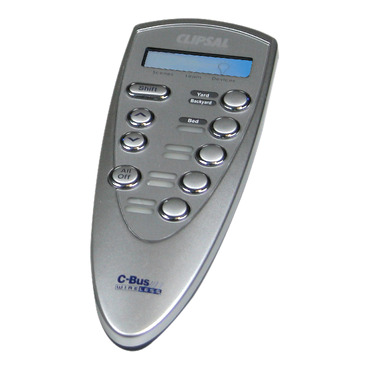 C-Bus Wireless Hand Held Remote Control And Holder, 9 Button