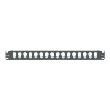 Clipsal Actassi, Patch Panel, 19 Inch Rack Mount, Patch Panel, 16 Port Unloaded