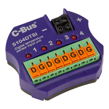 C-Bus, Digital Temperature Sensor Input Unit, 4 Channel