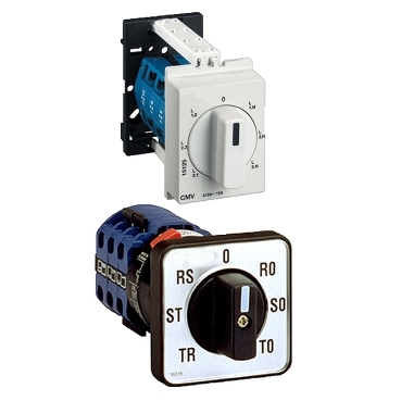 Panel & DIN-rail mounted modular selector switches