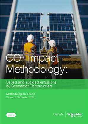 Saved and avoided emissions by Schneider Electric offers