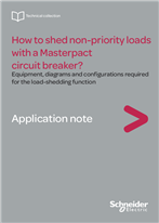 How to shed non-priority loads |with a Masterpact circuit breaker?