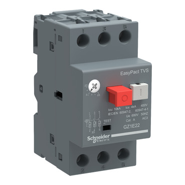Thermal-magnetic or magnetic circuit breakers to protect motors up to 32 A (15 kW / 400 V)