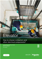 Elevators - How to choose the contactors and other electrical components