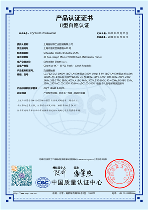 CQC_Certificate_TeSys F_LC1F1250