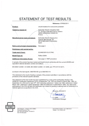 CEBEC certificate