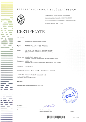 EN certificate iPRF1