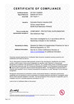 Certificate of Compliance C60SP UL1077