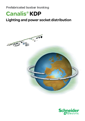 Canalis® KDP Lighting and power socket distribution