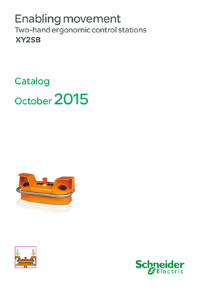Catalog Enabling movement Two-hand ergonomic control stations XY2SB English 10-2015