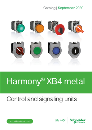 Catálogo Harmony XB4 - setembro/2020 - Inglês
