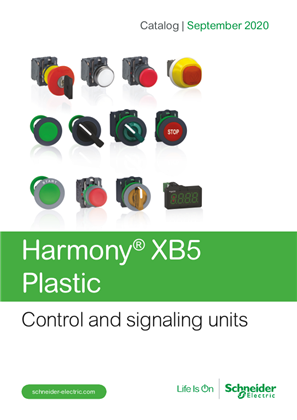 Catálogo Harmony XB5 - setembro/2020 - Inglês