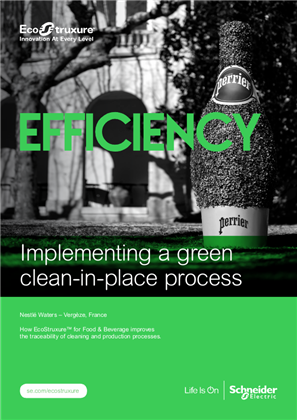 Implementing a green clean-in-place process