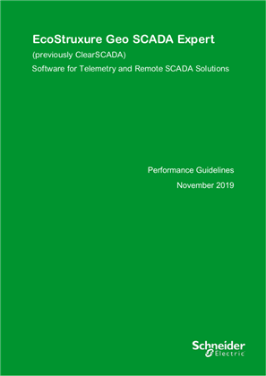 EcoStruxure Geo SCADA Expert Software Performance Guidelines v5