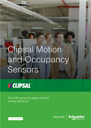 Clipsal Standalone & System Motion Sensor Brochure_998-21944520