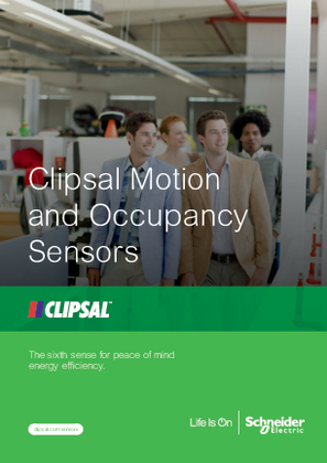 Clipsal Standalone & System Motion Sensor Brochure_998-21944520
