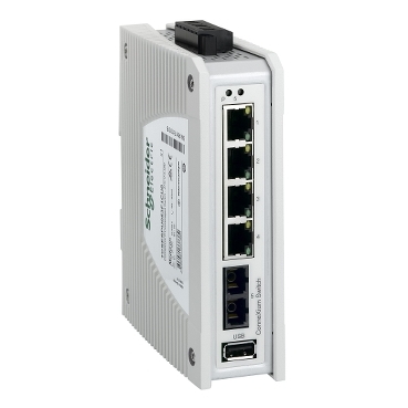 ConneXium Premium Unmanaged Switch - 4 ports for copper + 1 ports for fiber optic multimode TCSESPU053F1CU0