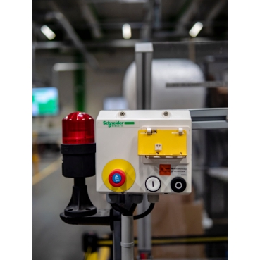 Buton Complet Rosu, Aparent, Ø22 Cu Revenire 1Ni Nemarcat, Schneider, XB5AL42 