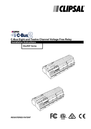 C-Bus Eight and Twelve Channel Voltage Free Relay Installation Manual