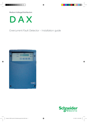 DAX Overcurrent Fault Detector - Installation guide