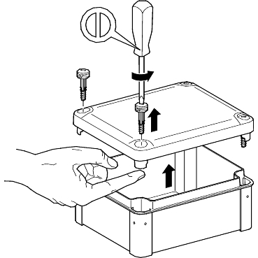 2 x Hinges for cover HT2mm