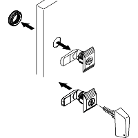  NSYCL220CRN NSYCL220CRN KLJUC LOCK CL220/CRN  