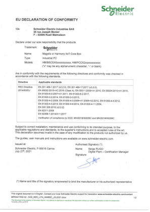 Harmony, HMIBSC, Declaration of Conformity, EU CE, Schneider Electric